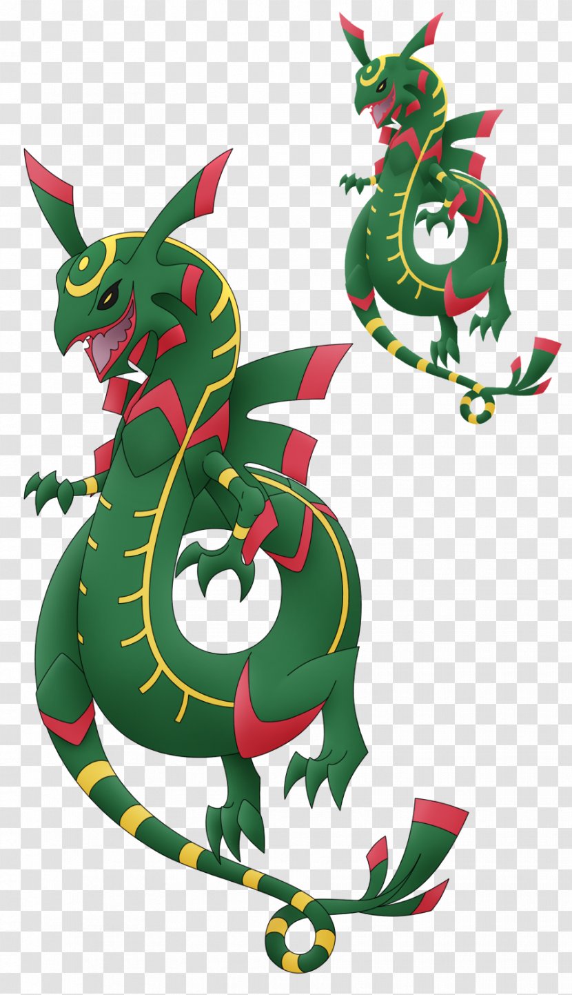 Rayquaza Deoxys Dragon Pokémon Art - Tree Transparent PNG