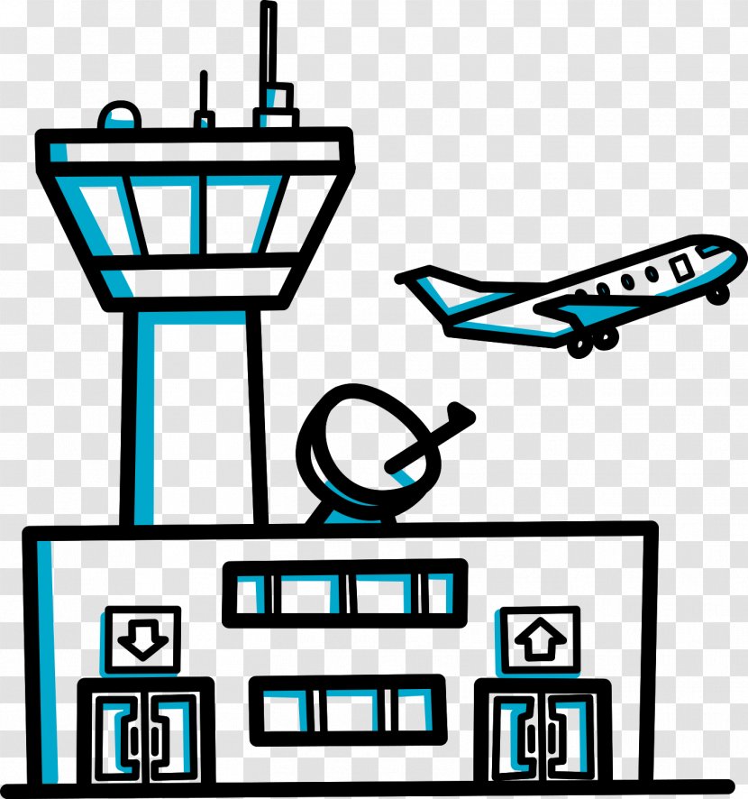 Building VideoScribe Clip Art - Airport Transparent PNG