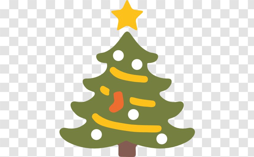 Emoji Christmas Tree Lights Emoticon - Chart Transparent PNG