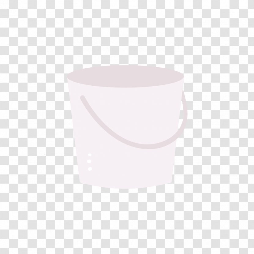 Angle Pattern - White - Gray Handle Bucket Transparent PNG