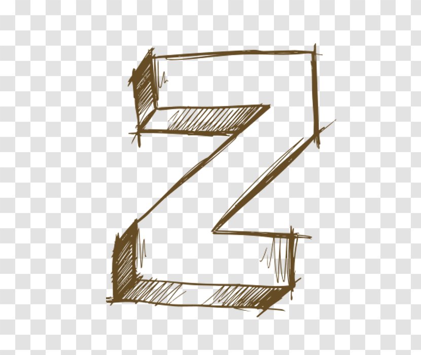 Z Letter - Hand Painted Letters Transparent PNG