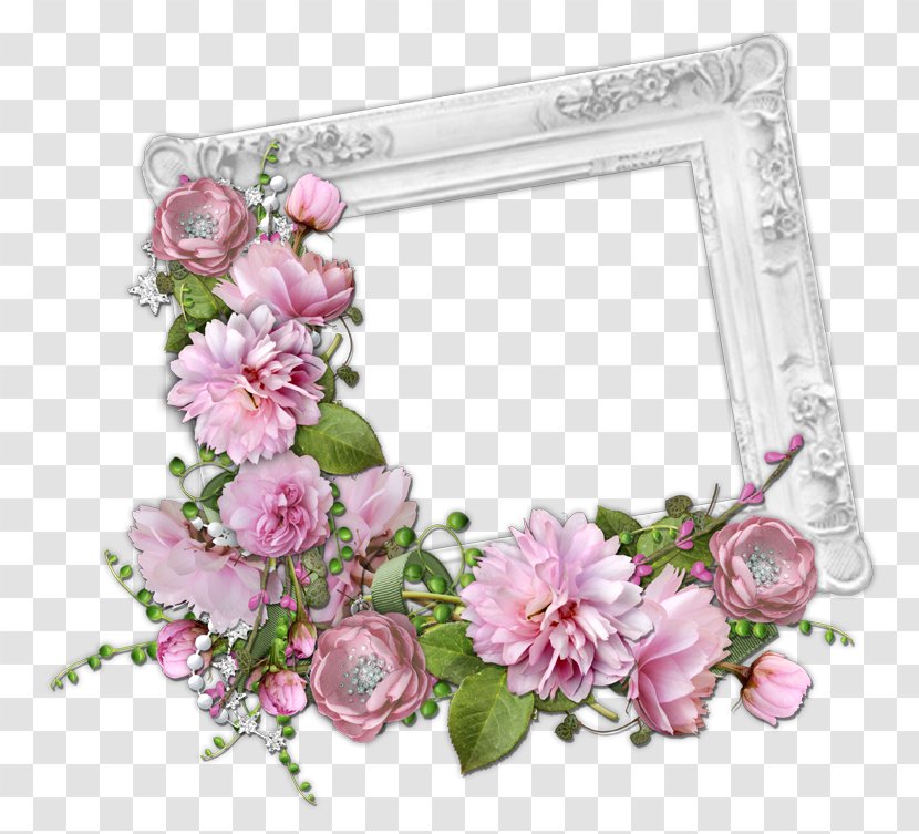 Picture Frames Scrapbooking Digital Photo Frame Clip Art - Blossom - Pink Transparent PNG