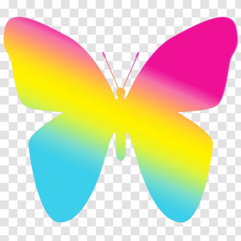 Watercolor Butterfly Background - Invertebrate - Petal Transparent PNG
