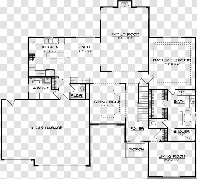 Floor Plan Paper Line Angle Transparent PNG