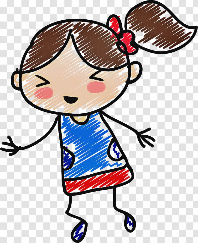 Clip Art Cartoon Cheek Pleased Playing Sports - Thumb Line Transparent PNG