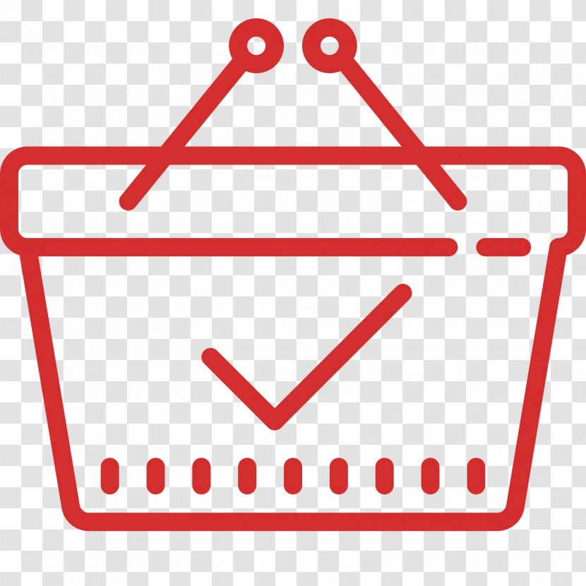 Shopping Cart Online - Red - Payment Transparent PNG
