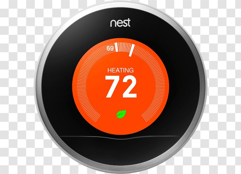 Nest Learning Thermostat Labs Programmable Smart - Multimedia Transparent PNG