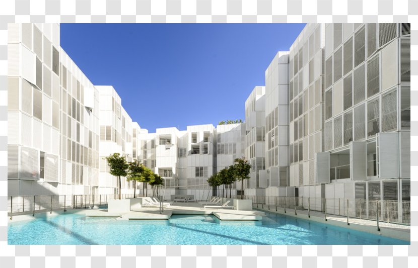 Apartment Property Hotel Swimming Pool Residential Area - Spain Building Transparent PNG