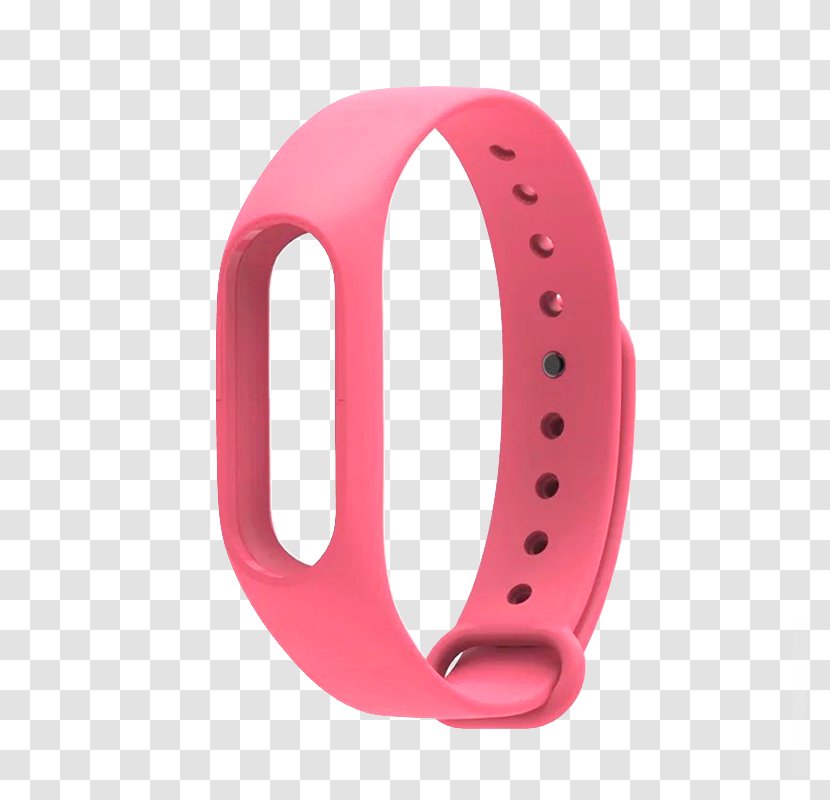 Xiaomi Mi Band 2 Strap Bracelet - Activity Tracker - Magenta Transparent PNG