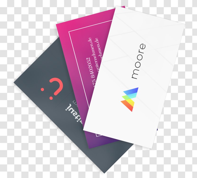 Paper Brand - Visiting Card Mockup Transparent PNG