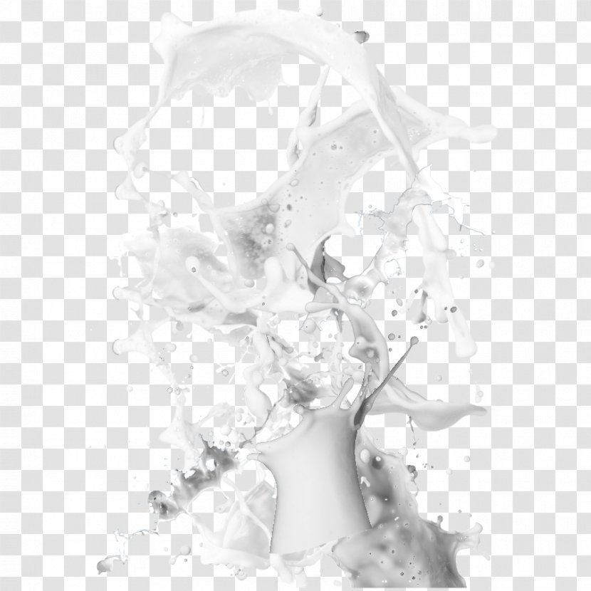 Milk Box Game Download Computer File - Monochrome - Spilled Out Of Shape Transparent PNG
