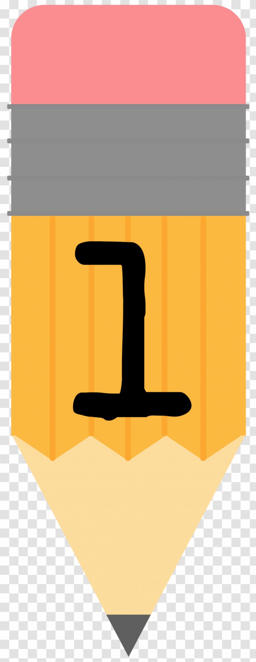 School Paper Banner Logo Writing - Orange Transparent PNG