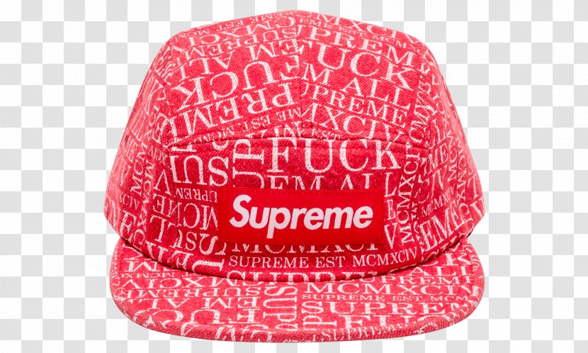 Baseball Cap Supreme - Denim Transparent PNG