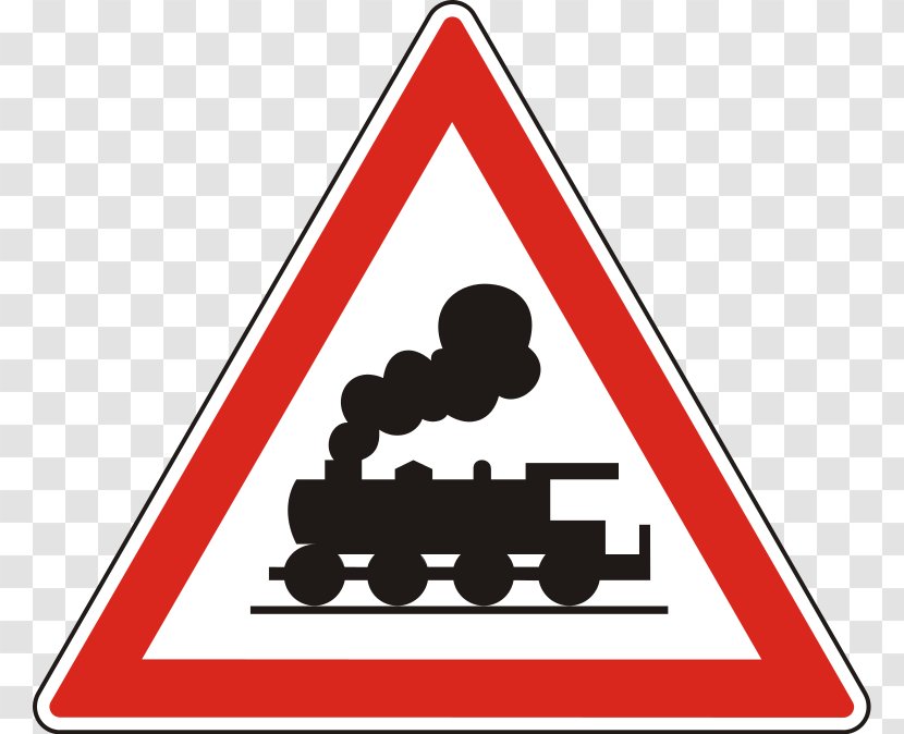 Stock Photography Level Crossing Traffic Sign Warning Illustration - Road Transparent PNG