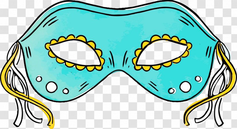 Face Aqua Head Mask Eyewear - Paint - Mouth Costume Transparent PNG