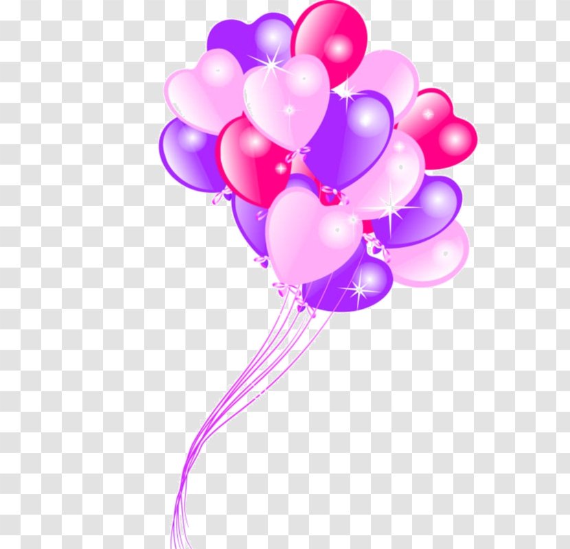 Balloon Birthday Pinkie Pie Clip Art - Magenta - Pink Transparent PNG