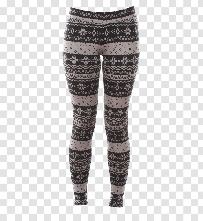 Leggings Yoga Pants Clothing Sweater Tights - Cartoon - Christmas Snowflake Background Transparent PNG
