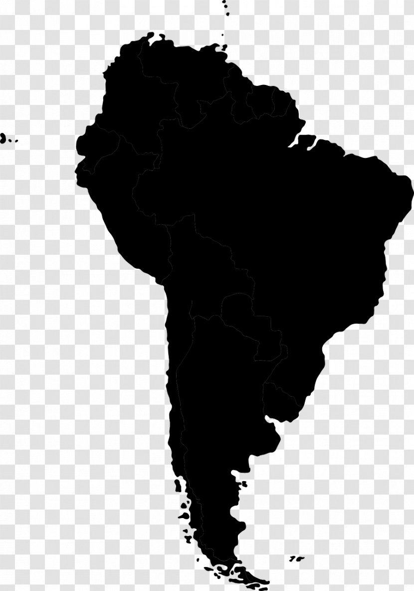 South America Vector Map Drawing Clip Art - Continent - Africa Transparent PNG