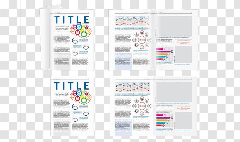 Magazine Page Layout Book - Science Transparent PNG