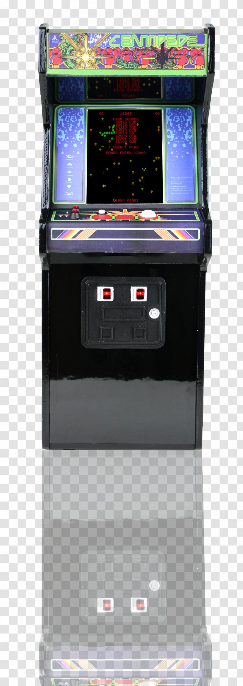 Centipede Arcade Game Video Cabinet Retrogaming Transparent PNG
