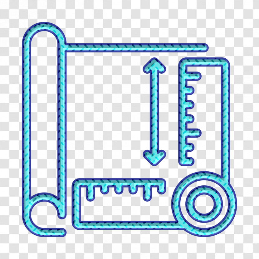 Real Estate Icon Blueprint Icon Transparent PNG