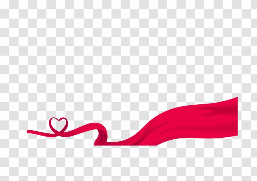 Brand Pattern - Red - Ribbon Transparent PNG