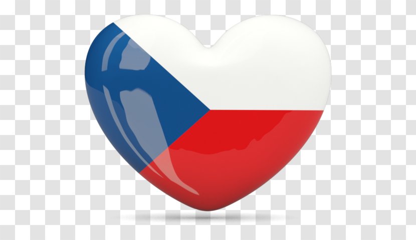 Flag Of The Czech Republic Heart - Ivory Coast Transparent PNG