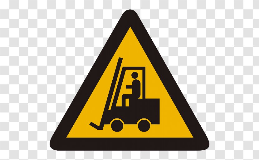 Forklift Powered Industrial Trucks Warning Sign Counterweight Business - Symbol Transparent PNG