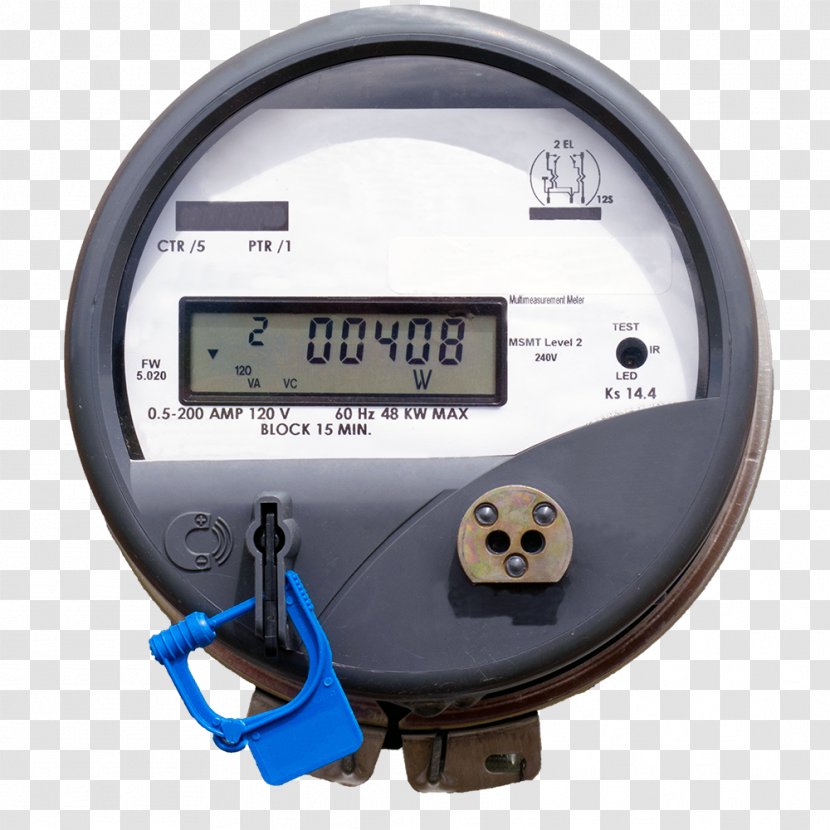Net Metering Electricity Meter Smart Public Utility - Pole Transparent PNG