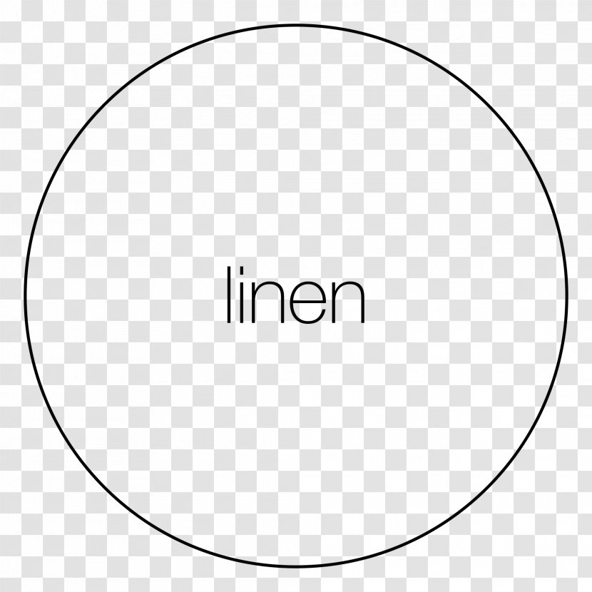Brand Circle White Angle - Diagram - Linen Transparent PNG
