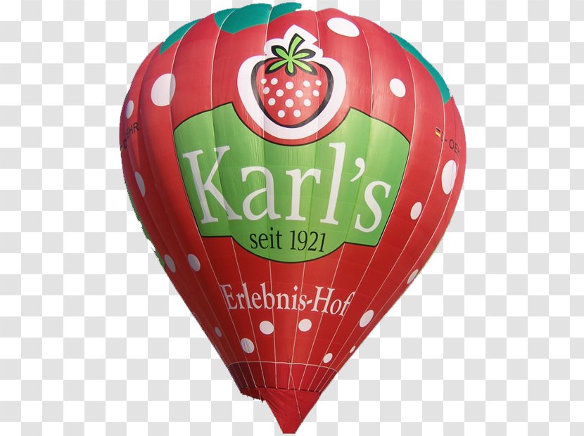 Strawberry Hot Air Balloon - Strawberries Transparent PNG