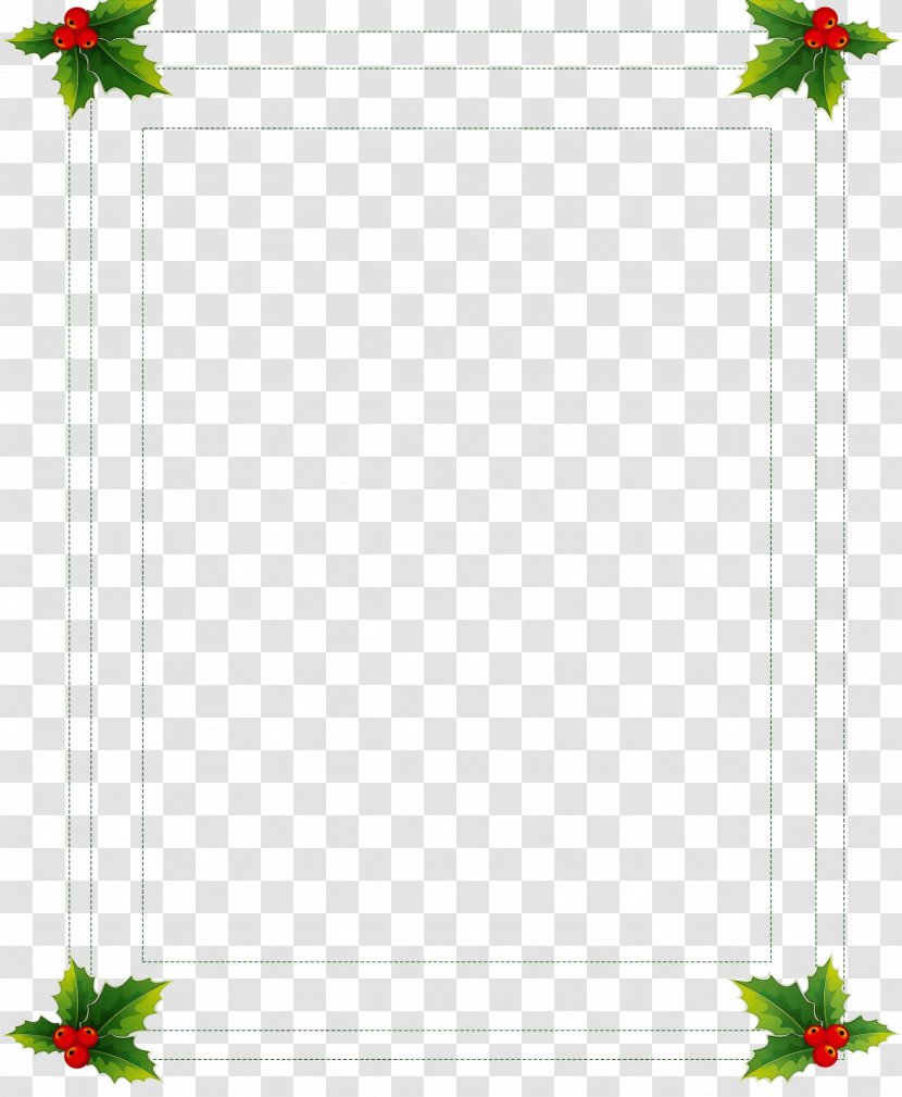 Picture Frame - Holly Transparent PNG