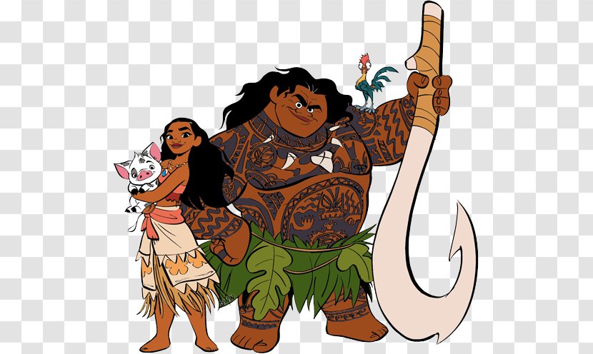 Maui Māui The Walt Disney Company Clip Art - Mythical Creature Transparent PNG