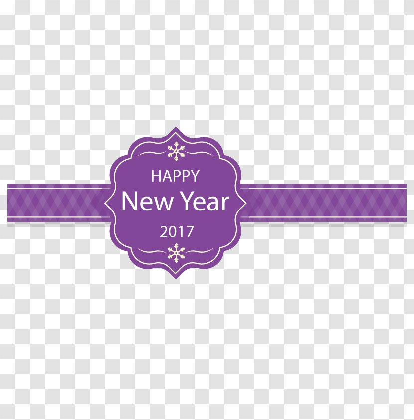 Purple Web Banner - Lilac - Vector Happy New Year Transparent PNG