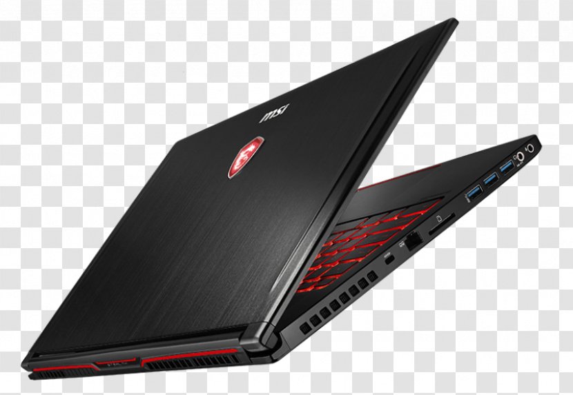 Laptop Kaby Lake MSI - Technology - Gaming GS63VR 7rf(stealth Pro 4K)-250ES 2,8 GHz I7-7700HQ 15,6 3840 X 2160Pixel Nero GS63 Stealth ProLaptop Transparent PNG