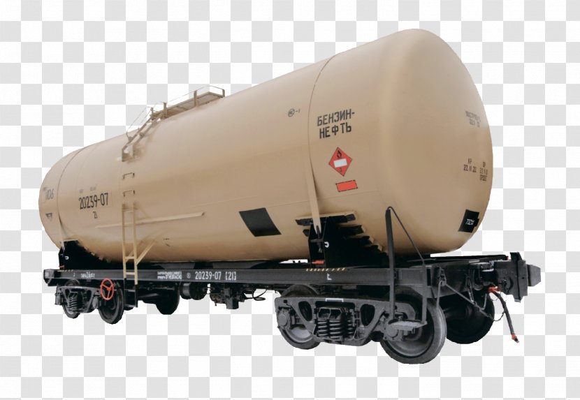 Railroad Car Rail Transport Train Tank Cistern - Rolling Stock Transparent PNG