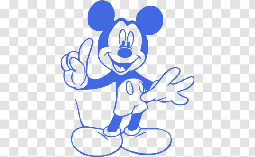 Mickey Mouse Minnie Black And White Clip Art - Flower Transparent PNG