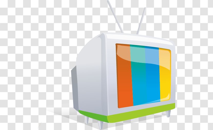 Television Set Illustration - Color - TV Vector Transparent PNG