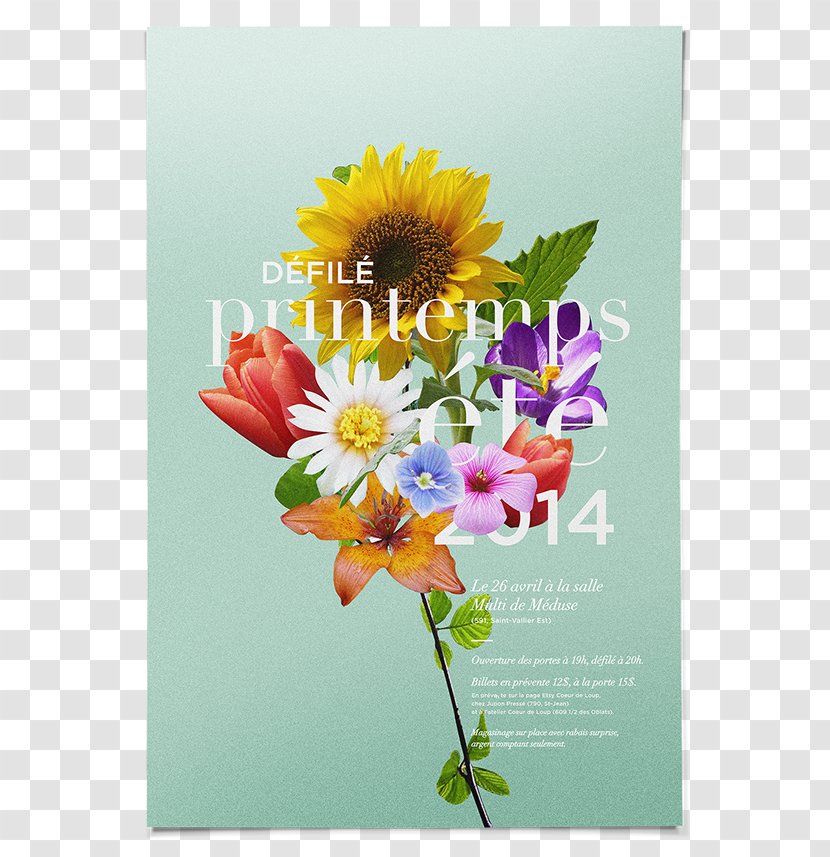 Floral Design Cut Flowers Poster - Floristry - Airshow Transparent PNG