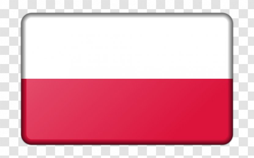 Flag Of Poland Banner Printing - Red Transparent PNG