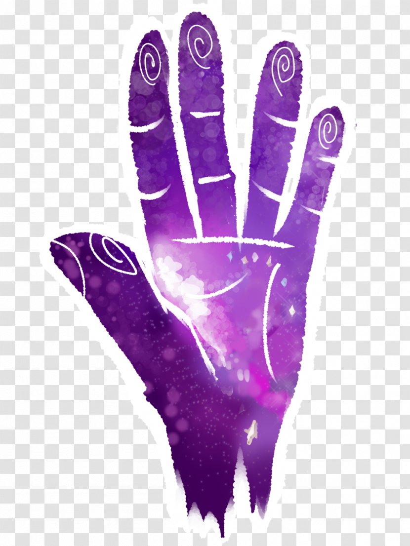 Finger Purple Glove Safety - Hand - Handwritten Transparent PNG
