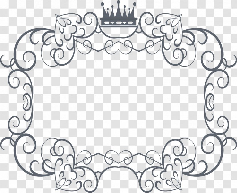 Hand Painted Gray Crown - Area - Pattern Transparent PNG