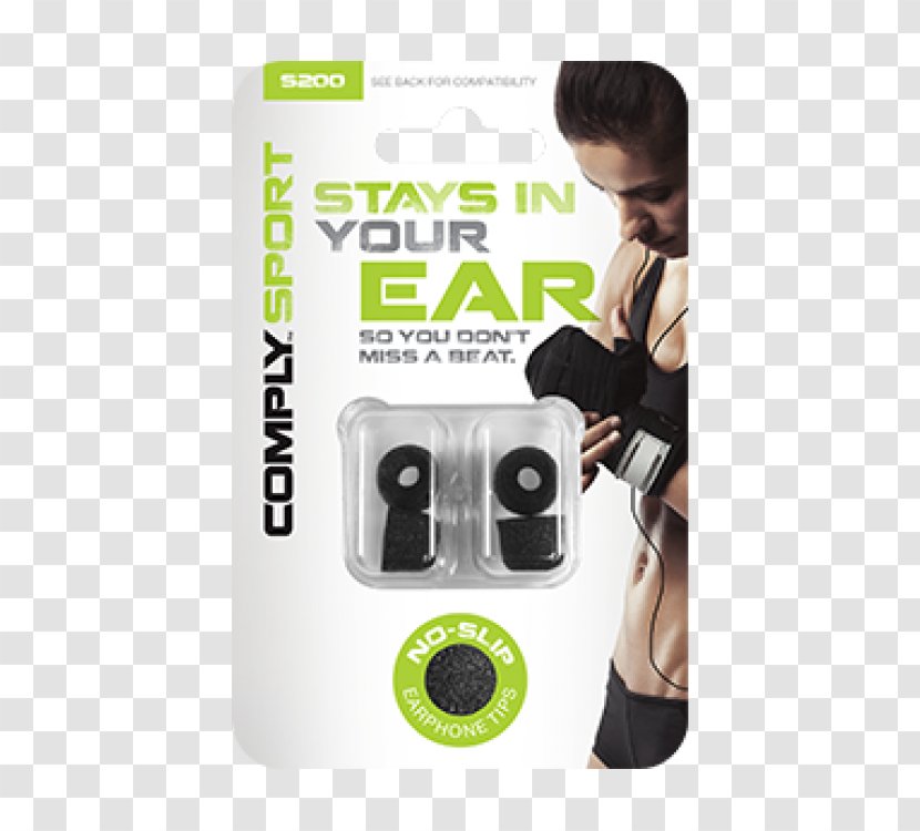 Headphones In-ear Monitor Foam AKG Y23U - Sports Series Transparent PNG