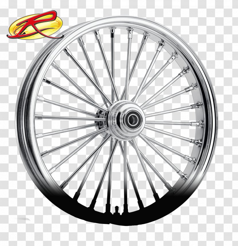 Bicycle Wheels Wire Wheel Spoke Fixed-gear - Automotive System - Train Transparent PNG