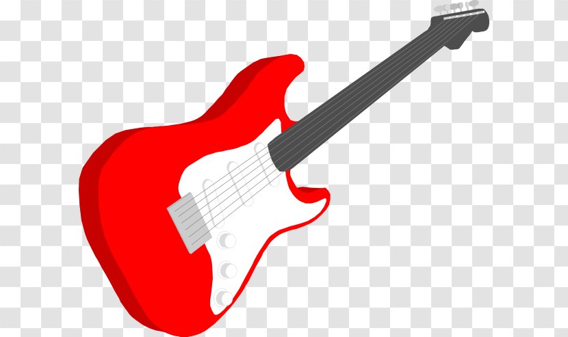 Electric Guitar Fender Stratocaster Clip Art - Fingerboard - Guitars Cartoon Transparent PNG