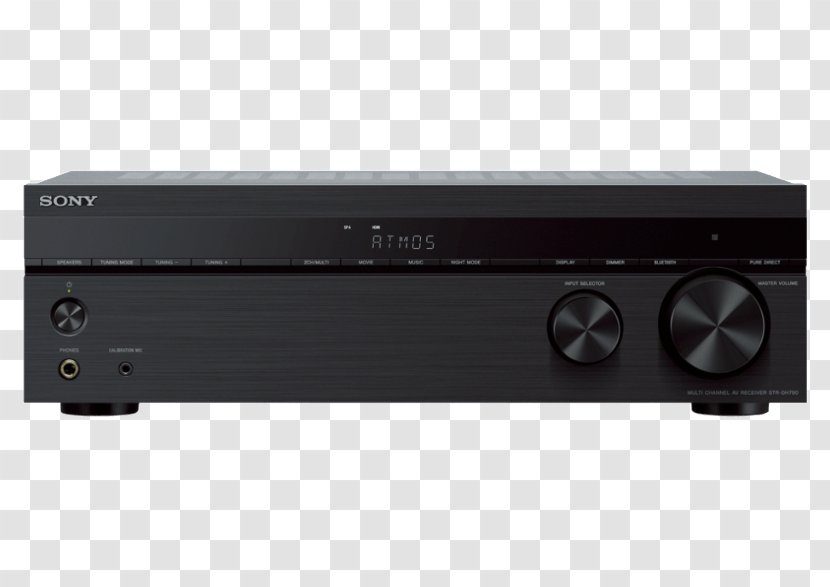 AV Receiver Home Theater Systems Sony Corporation Dolby Atmos Radio - Laboratories - Audio Equipment Transparent PNG