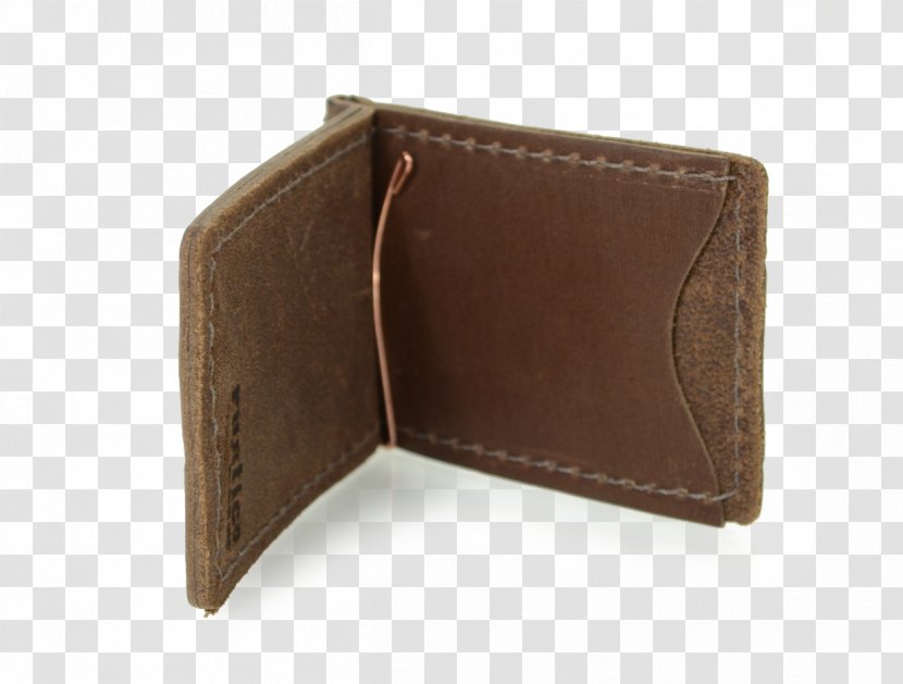 Wallet Money Clip Leather Bag - Brown - Wallets Transparent PNG