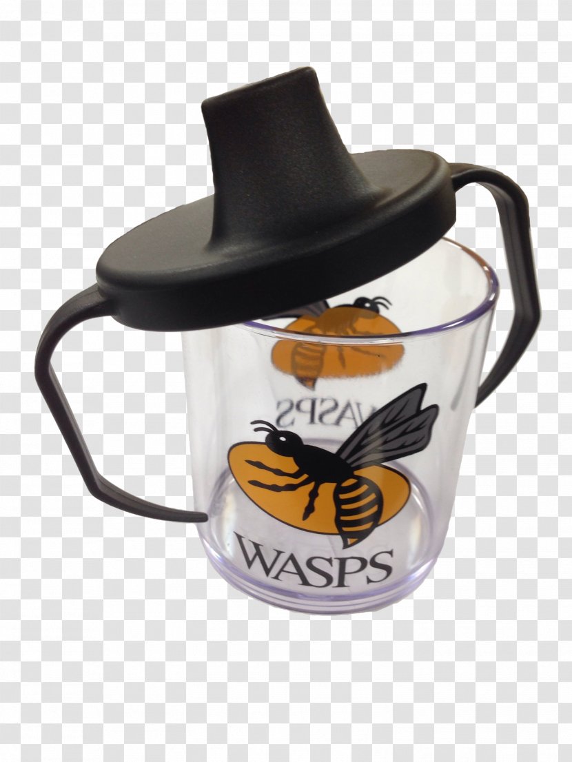 Coffee Cup Wasps RFC Mug Rugby Ball - Serveware Transparent PNG