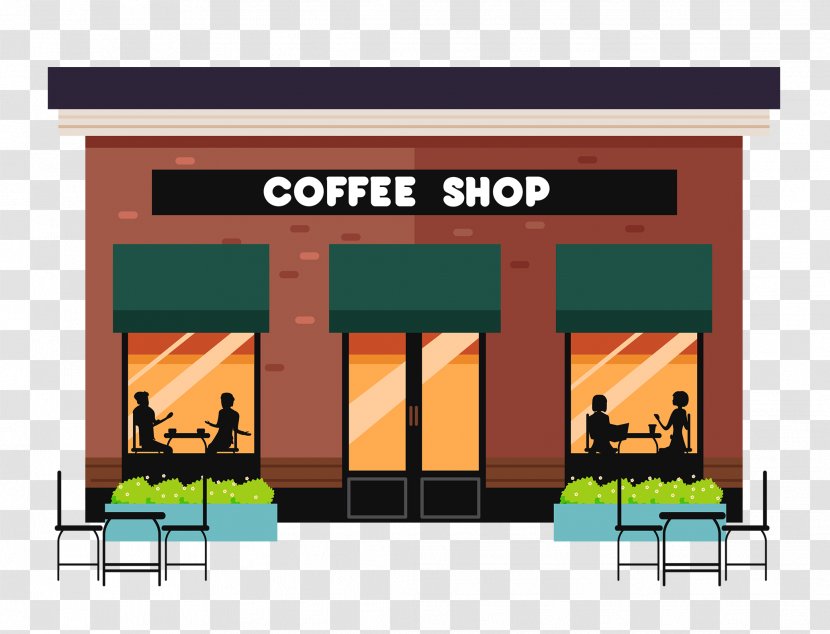 Cafe Coffee Image Bistro Illustration - Architecture - Painting Transparent PNG