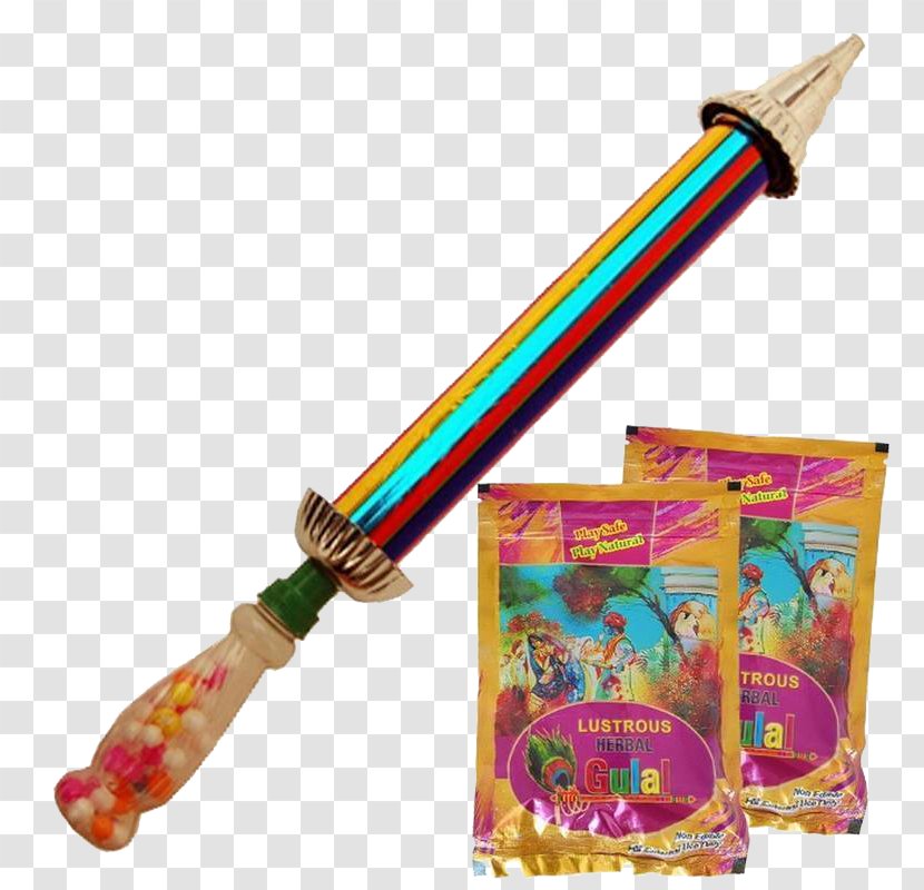 Holi Gulal Water Gun Clip Art - Cold Weapon - Happy 2018 Transparent PNG